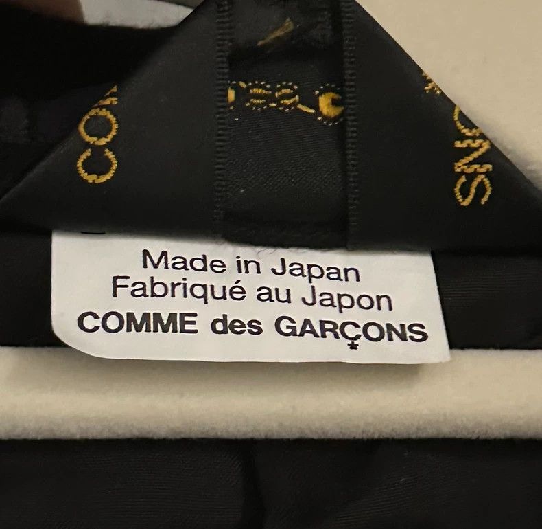 Comme des Garcons CDG Black Blazer Coat with Velvet Hem - dmc Size US M / EU 48-50 / 2 - 5 Thumbnail