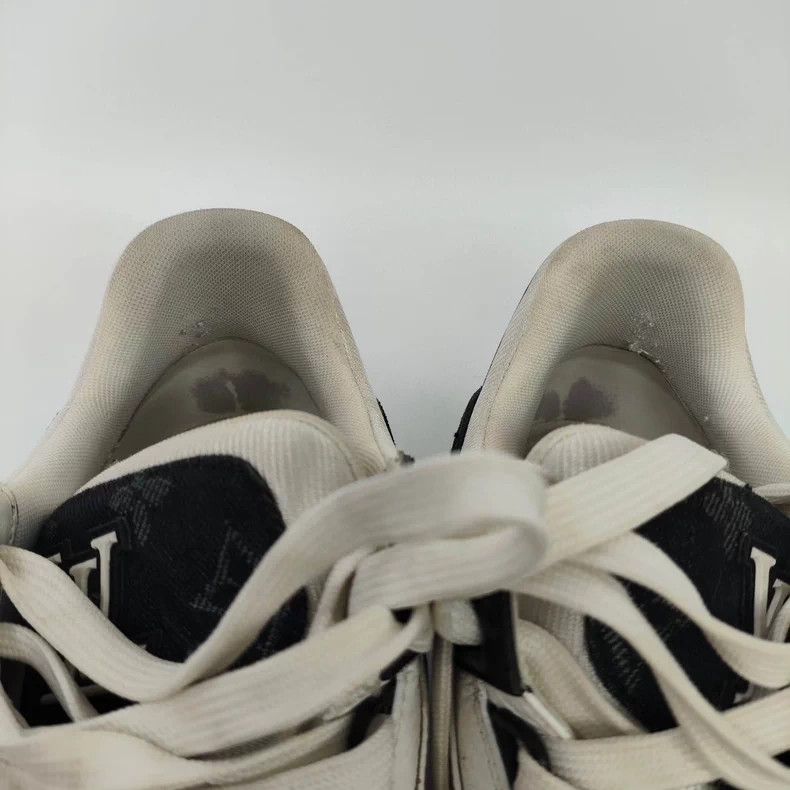 Louis Vuitton LV Black Leather Sneakers Size 43 - dmc Size US 10 / EU 43 - 5 Thumbnail