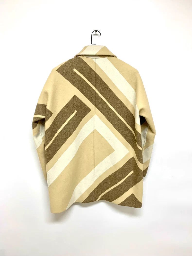 Hermes Hermes Striped Wool Coat - dmc Size US M / EU 48-50 / 2 - 2 Thumbnail