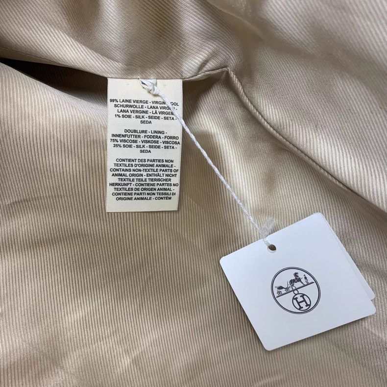 Hermes Hermes Striped Wool Coat - dmc Size US M / EU 48-50 / 2 - 4 Thumbnail