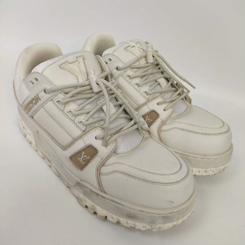 Louis Vuitton LV Trainer White Sneakers Size 42.5 - dmc Size US 9.5 / EU 42-43 - 2 Thumbnail
