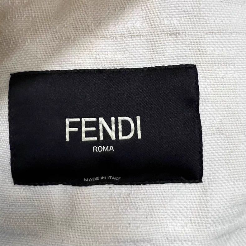 Fendi Fendi Beige Double F Denim Jacket - dmc Size US M / EU 48-50 / 2 - 7 Thumbnail