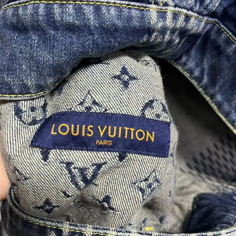 Louis Vuitton Louis Vuitton Logo Plaid Denim Jacket - dmc Size US M / EU 48-50 / 2 - 2 Thumbnail
