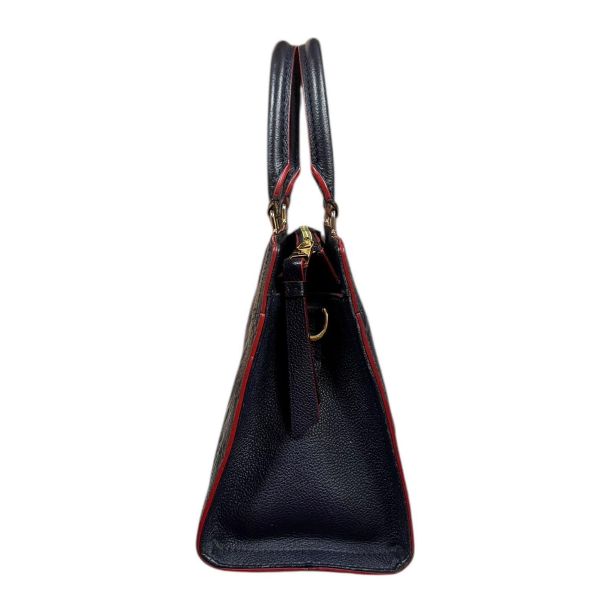 Louis Vuitton Louis Vuitton Three PM Monogram Empreinte Shoulder Bag, M54195, Navy, Women's, LOUIS VUITTON Size ONE SIZE - 4 Thumbnail
