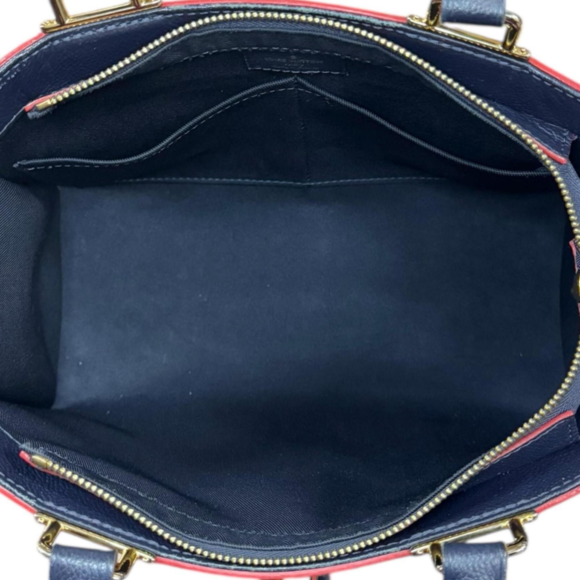 Louis Vuitton Louis Vuitton Three PM Monogram Empreinte Shoulder Bag, M54195, Navy, Women's, LOUIS VUITTON Size ONE SIZE - 6 Thumbnail