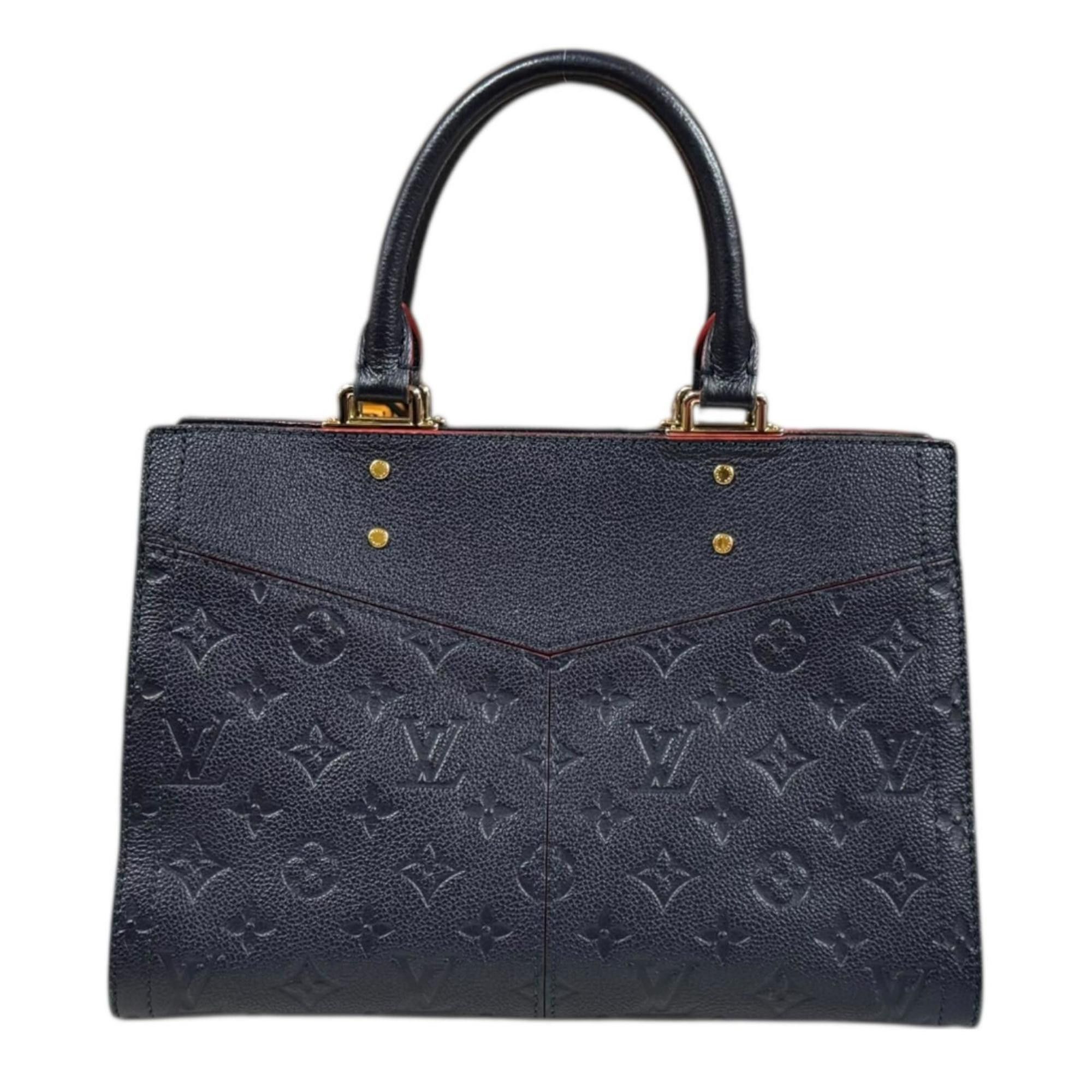 Louis Vuitton Louis Vuitton Three PM Monogram Empreinte Shoulder Bag, M54195, Navy, Women's, LOUIS VUITTON Size ONE SIZE - 3 Thumbnail