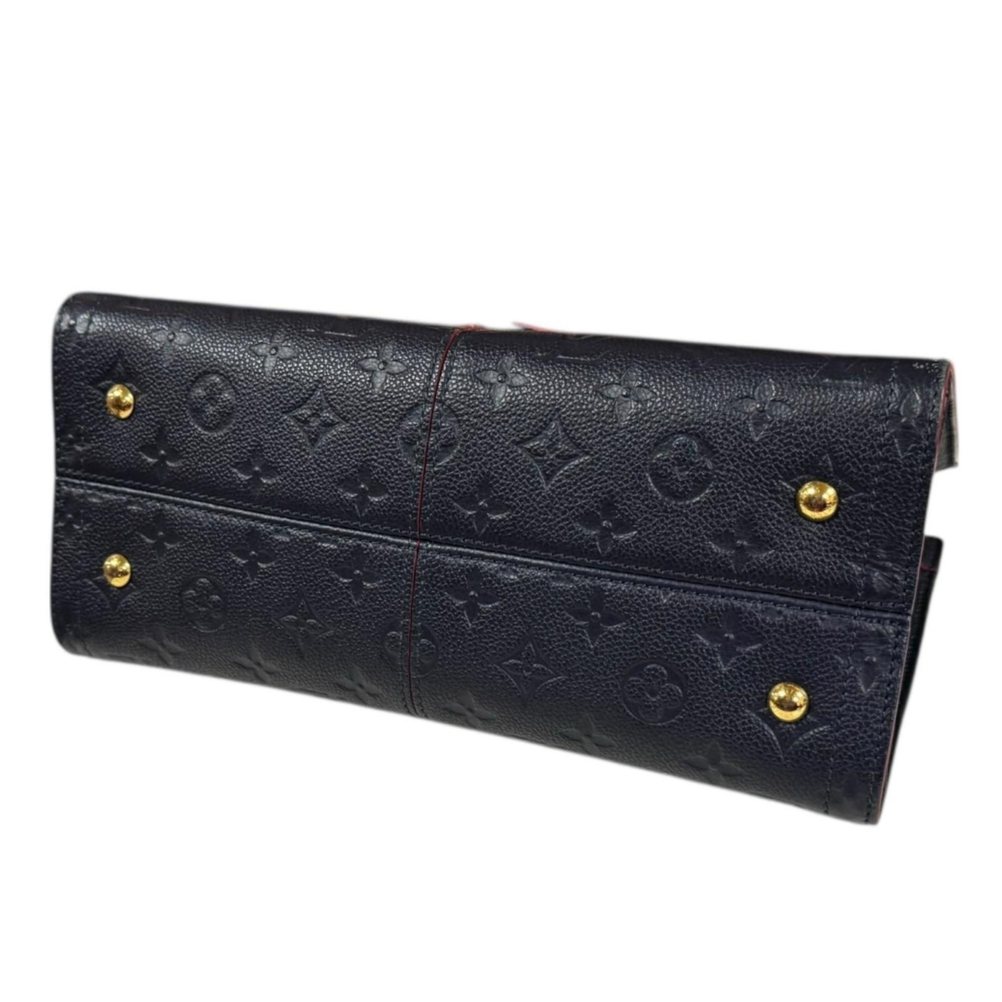 Louis Vuitton Louis Vuitton Three PM Monogram Empreinte Shoulder Bag, M54195, Navy, Women's, LOUIS VUITTON Size ONE SIZE - 5 Thumbnail