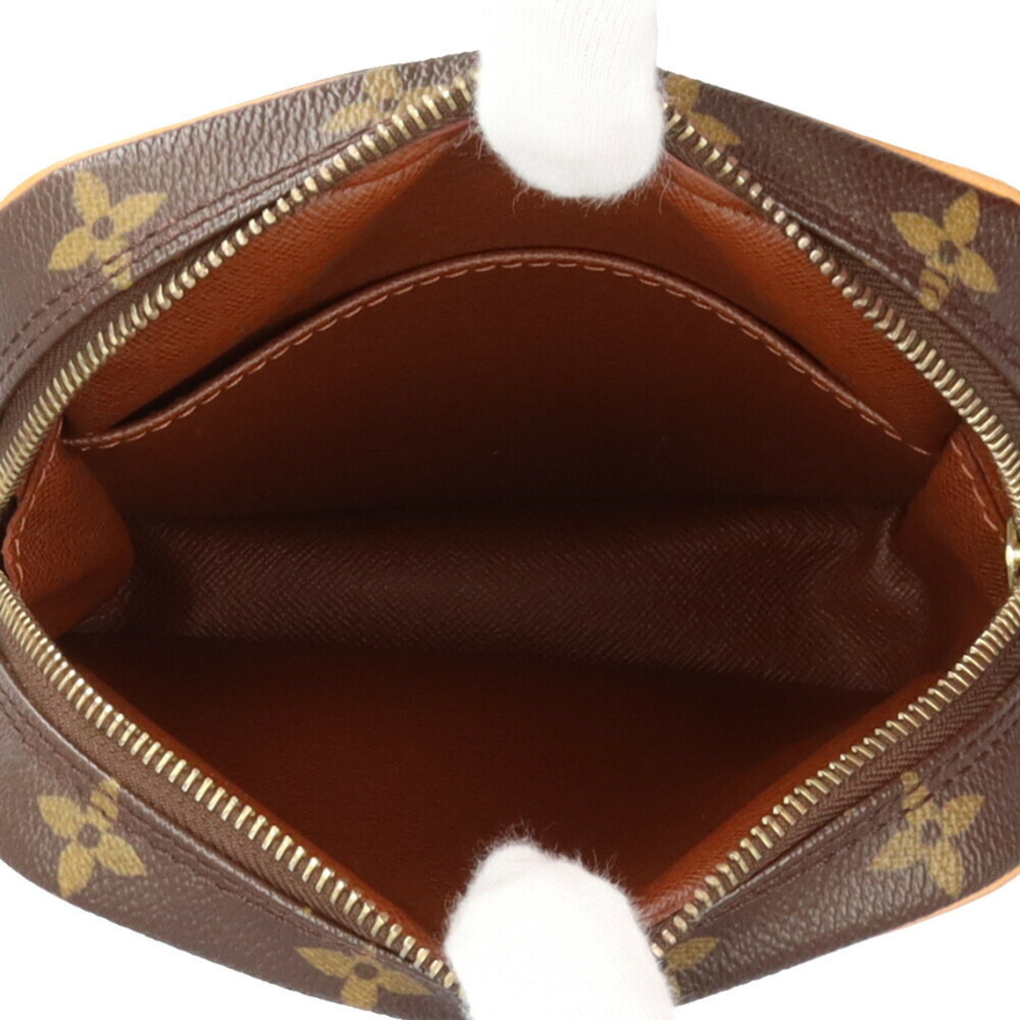 Louis Vuitton Louis Vuitton Danube Monogram Shoulder Bag in Canvas, M45266, Brown, Women's, LOUIS VUITTON Size ONE SIZE - 6 Thumbnail