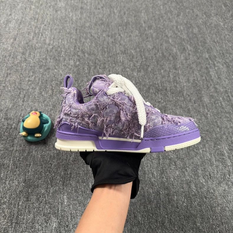 Louis Vuitton LV Skate Purple Casual Sneakers - dmc Size US 6 / EU 39 - 7 Thumbnail