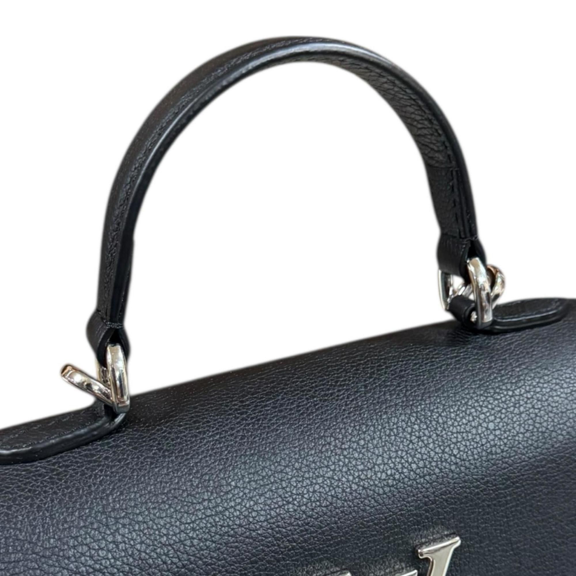 Louis Vuitton Louis Vuitton Lock Me Ever MINI Shoulder Bag, Leather, M20997, Black, Women's, LOUIS VUITTON Size ONE SIZE - 12 Thumbnail