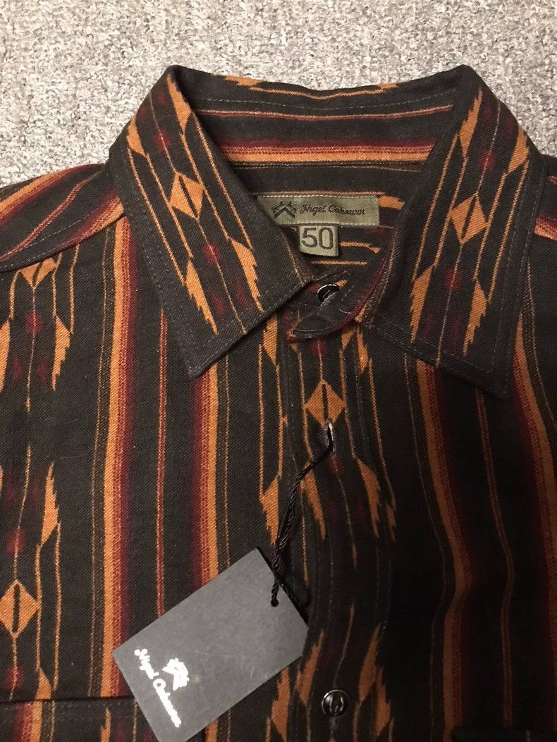 Kapital Kountry Nigel Cabourn Indian Style Linen Shirt - dmc Size US M / EU 48-50 / 2 - 4 Thumbnail