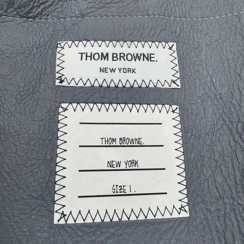 Thom Browne Thom Browne Shearling Leather Jacket - dmc Size US M / EU 48-50 / 2 - 2 Thumbnail