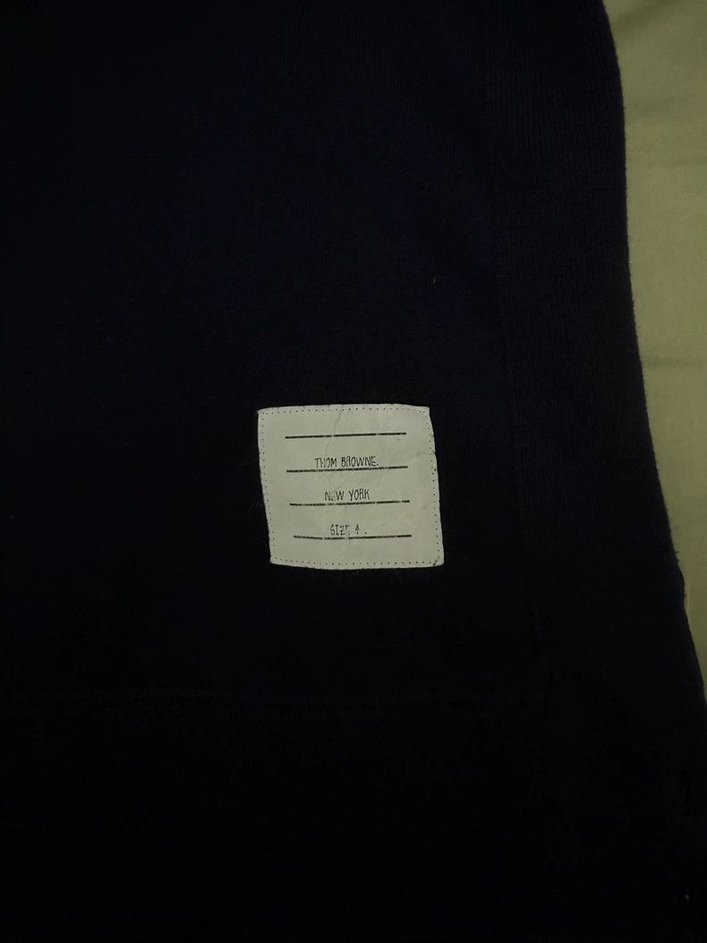 Thom Browne THOM BROWNE 4-Stripe Crewneck Sweatshirt - dmc Size US M / EU 48-50 / 2 - 3 Thumbnail
