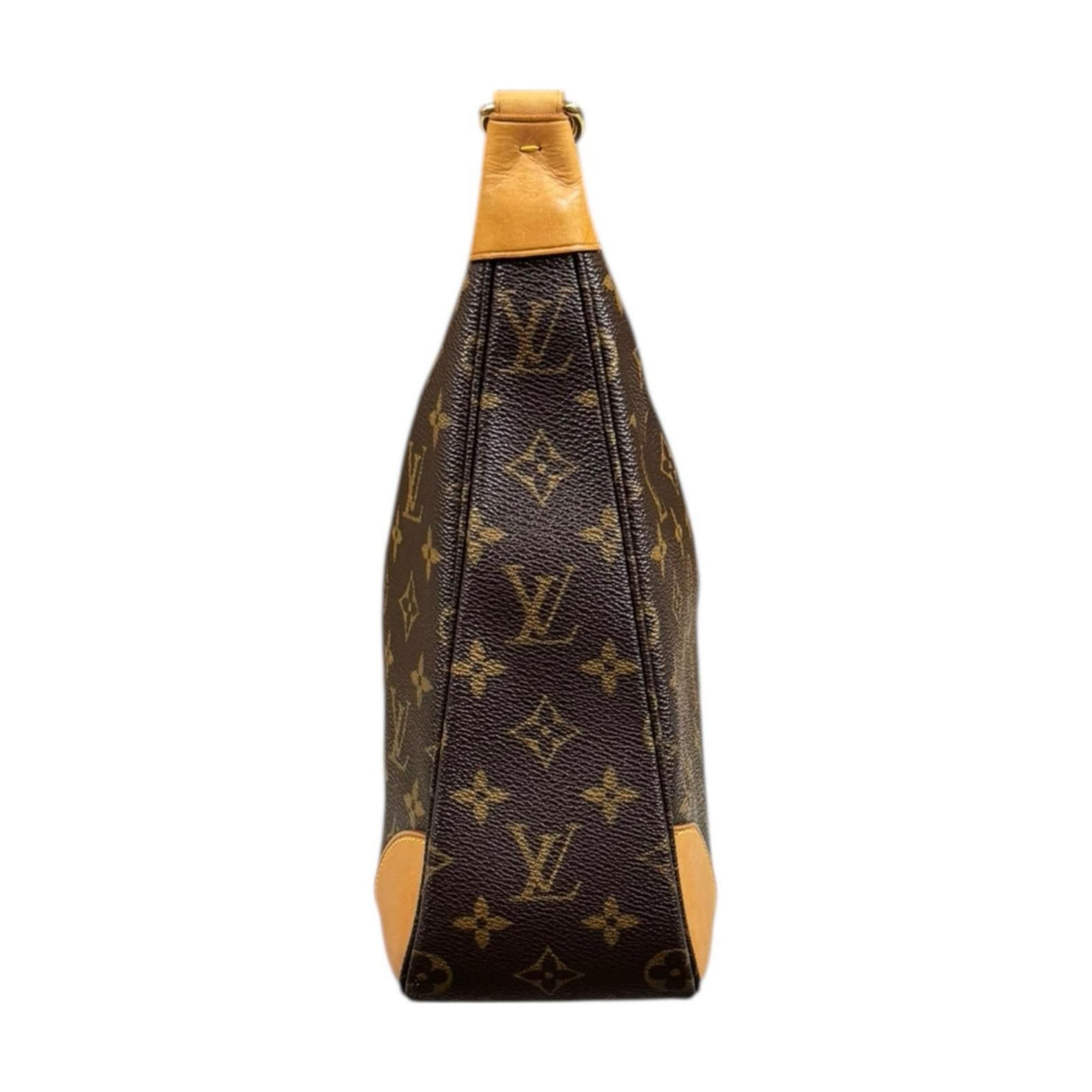 Louis Vuitton Louis Vuitton Boulogne 30 Monogram Shoulder Bag, Canvas M51265, Brown, Women's, LOUIS VUITTON Size ONE SIZE - 4 Thumbnail