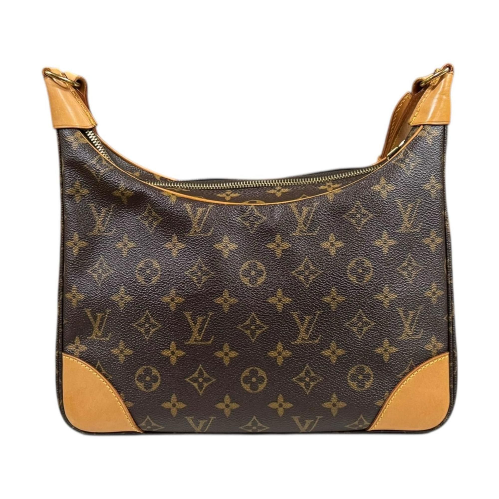 Louis Vuitton Louis Vuitton Boulogne 30 Monogram Shoulder Bag, Canvas M51265, Brown, Women's, LOUIS VUITTON Size ONE SIZE - 3 Thumbnail