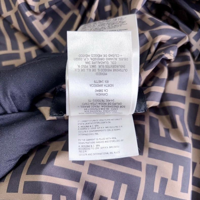Fendi Fendi Reversible Down Jacket - dmc Size US XL / EU 56 / 4 - 4 Thumbnail