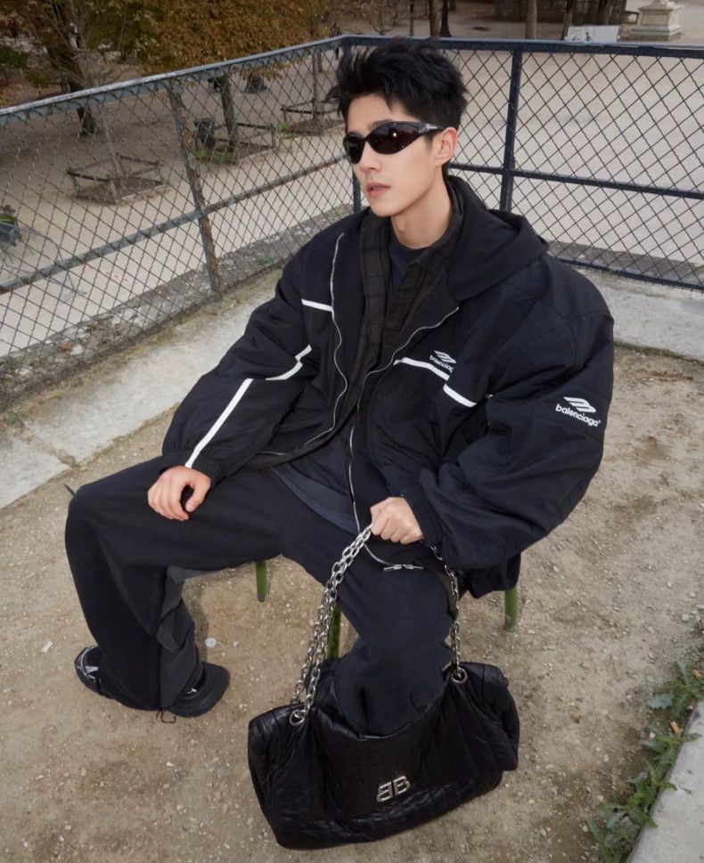 Balenciaga Balenciaga B Embroidery Track Jacket - dmc Size US S / EU 44-46 / 1 - 2 Thumbnail
