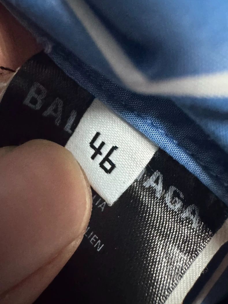 Balenciaga Balenciaga Blue Stripe Light Jacket - dmc Size US L / EU 52-54 / 3 - 5 Thumbnail