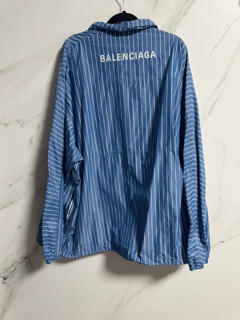 Balenciaga Balenciaga Blue Stripe Light Jacket - dmc Size US L / EU 52-54 / 3 - 6 Thumbnail