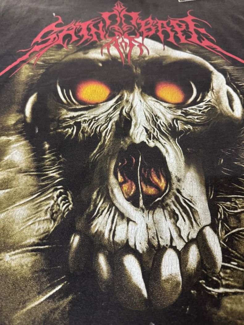 Bape Saint Michael x Bape Skull Graphic Tee - dmc Size US XL / EU 56 / 4 - 2 Thumbnail