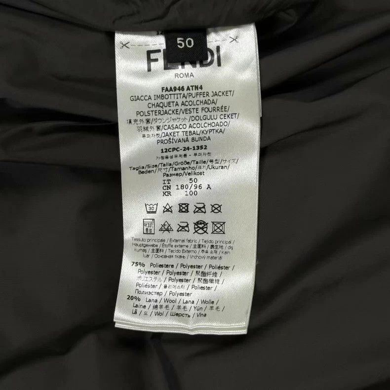 Fendi Fendi 24 Monogram All-over Print Down Jacket - dmc Size US L / EU 52-54 / 3 - 6 Thumbnail