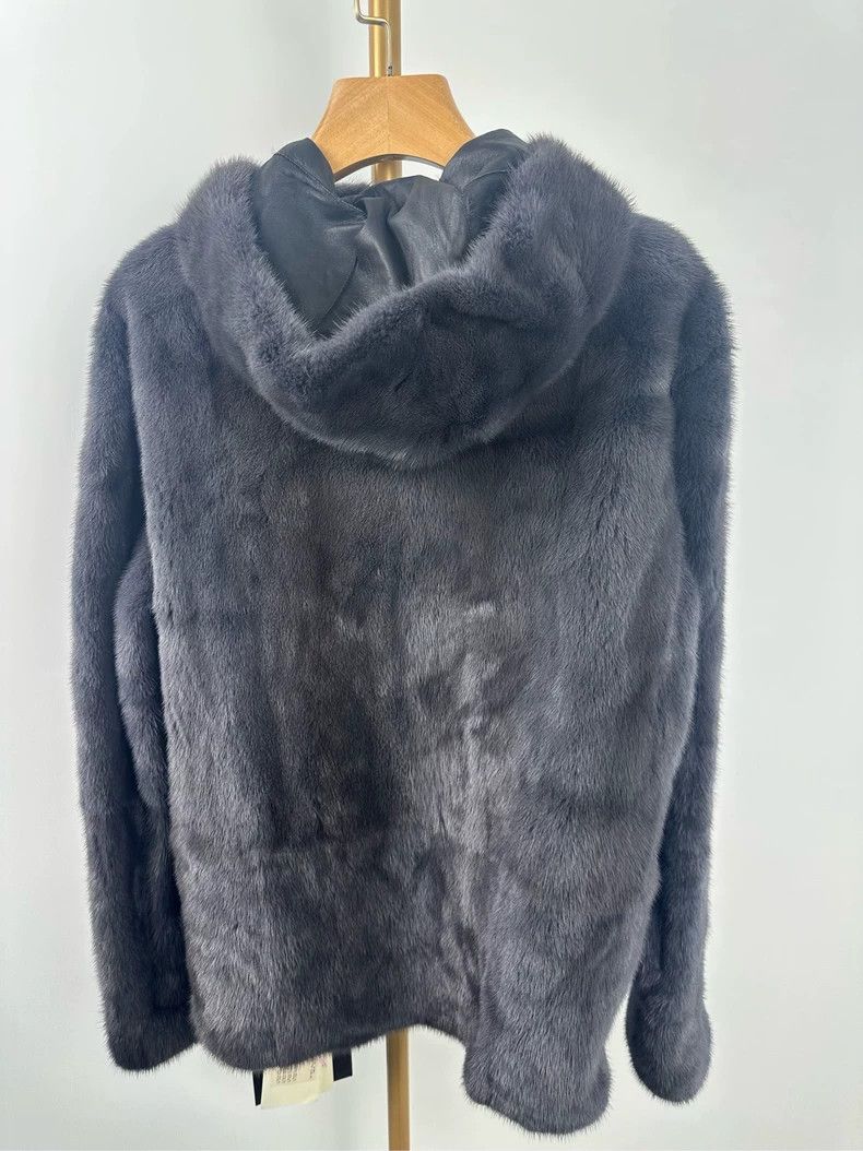 FENDI Mink Zip Jacket Size 46 - dmc