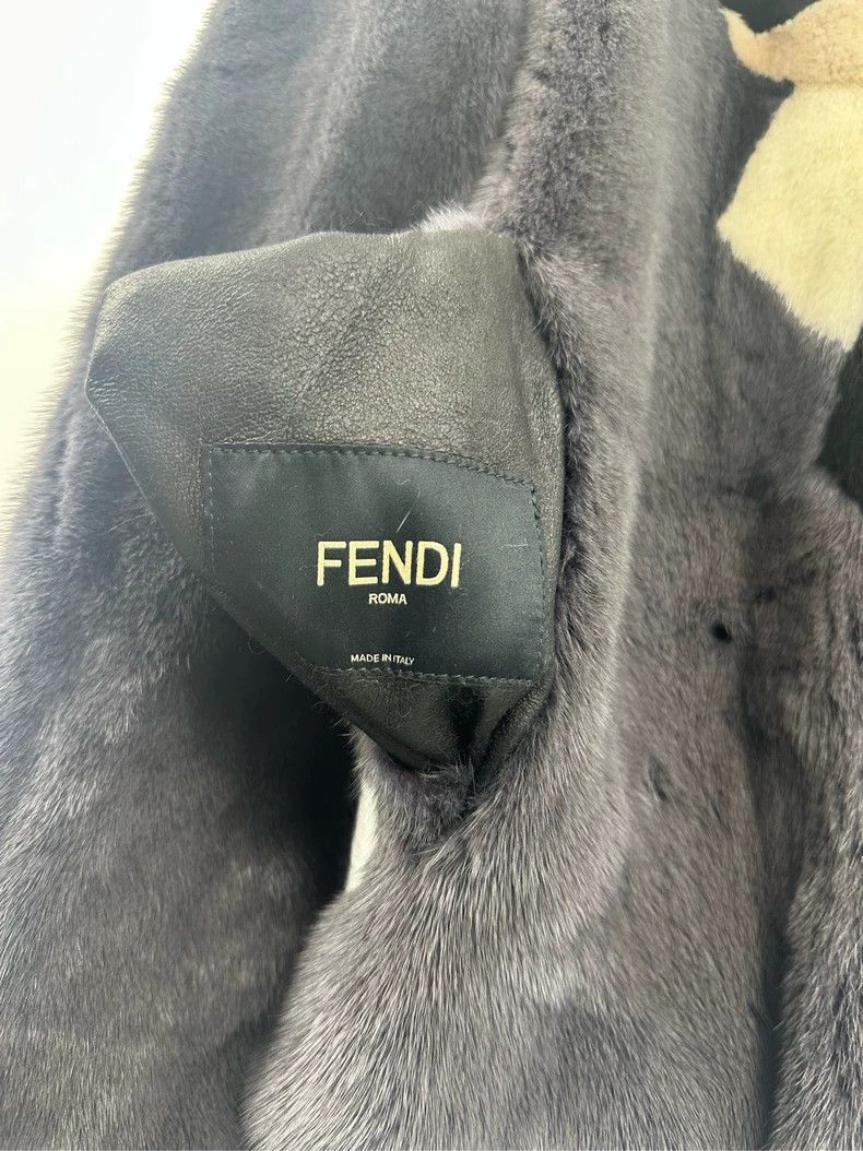 FENDI Mink Zip Jacket Size 46 - dmc