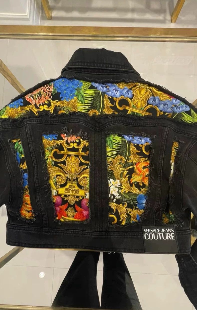 Versace Versace Jungle Couture Denim Jacket - dmc Size US M / EU 48-50 / 2 - 2 Thumbnail
