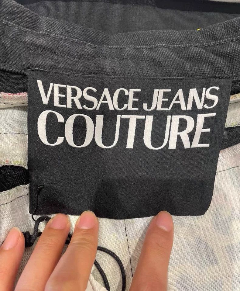 Versace Versace Jungle Couture Denim Jacket - dmc Size US M / EU 48-50 / 2 - 4 Thumbnail
