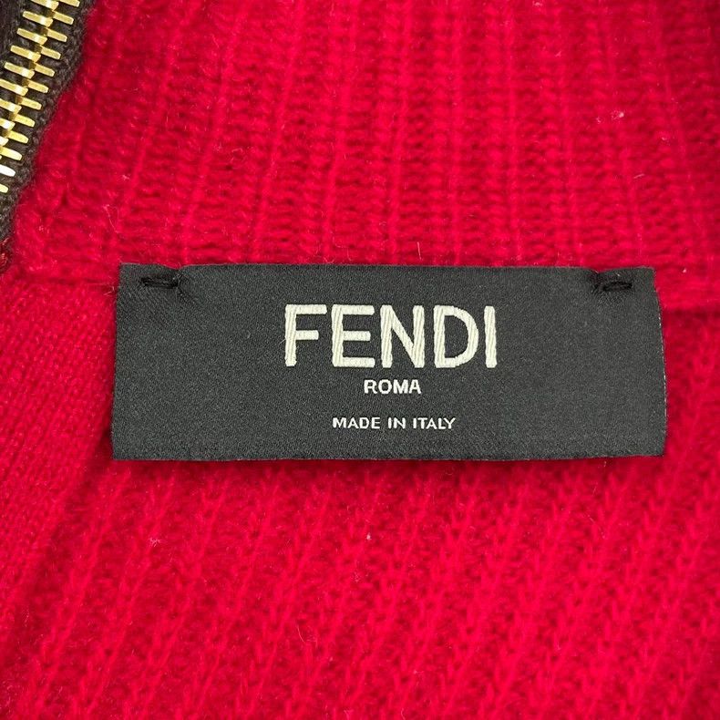 Fendi Fendi Colorblock Badge Wool Zip Jacket - dmc Size US M / EU 48-50 / 2 - 3 Thumbnail