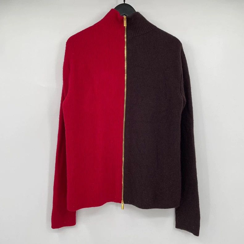 Fendi Fendi Colorblock Badge Wool Zip Jacket - dmc Size US M / EU 48-50 / 2 - 2 Thumbnail