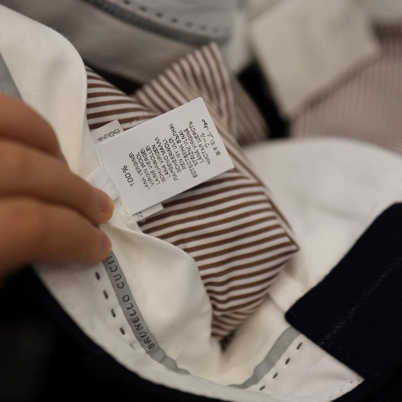 Brunello Cucinelli Brunello Cucinelli Striped Wool Dress Pants - dmc Size US 38 / EU 54 - 5 Thumbnail