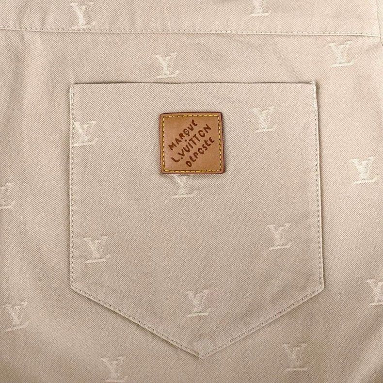 Louis Vuitton Louis Vuitton SS24 Monogram Embroidered Shorts - dmc Size US 38 / EU 54 - 5 Thumbnail