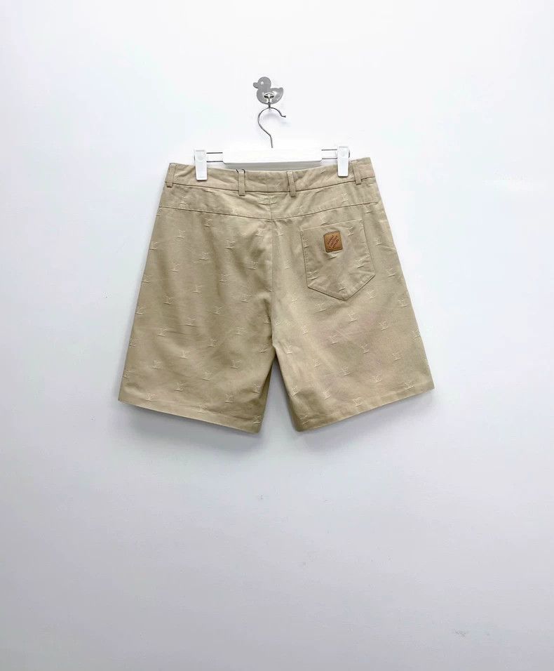 Louis Vuitton Louis Vuitton SS24 Monogram Embroidered Shorts - dmc Size US 38 / EU 54 - 2 Thumbnail