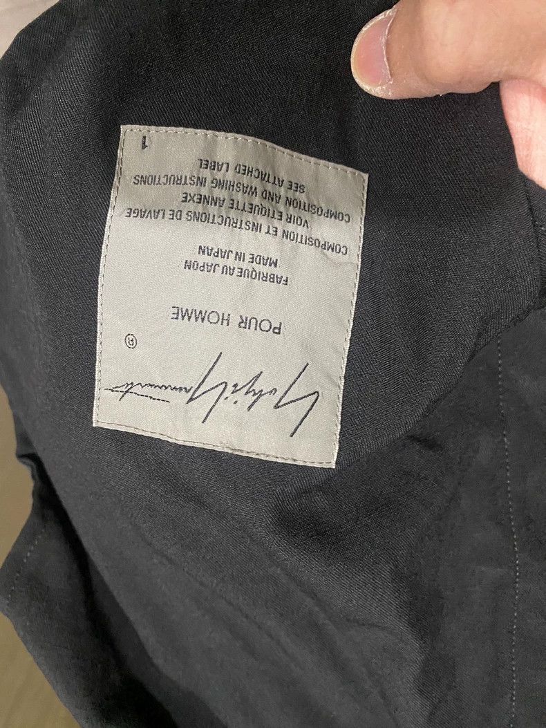 Yohji Yamamoto Yohji Yamamoto Asymmetric Wool Robe Coat - dmc Size US S / EU 44-46 / 1 - 6 Thumbnail