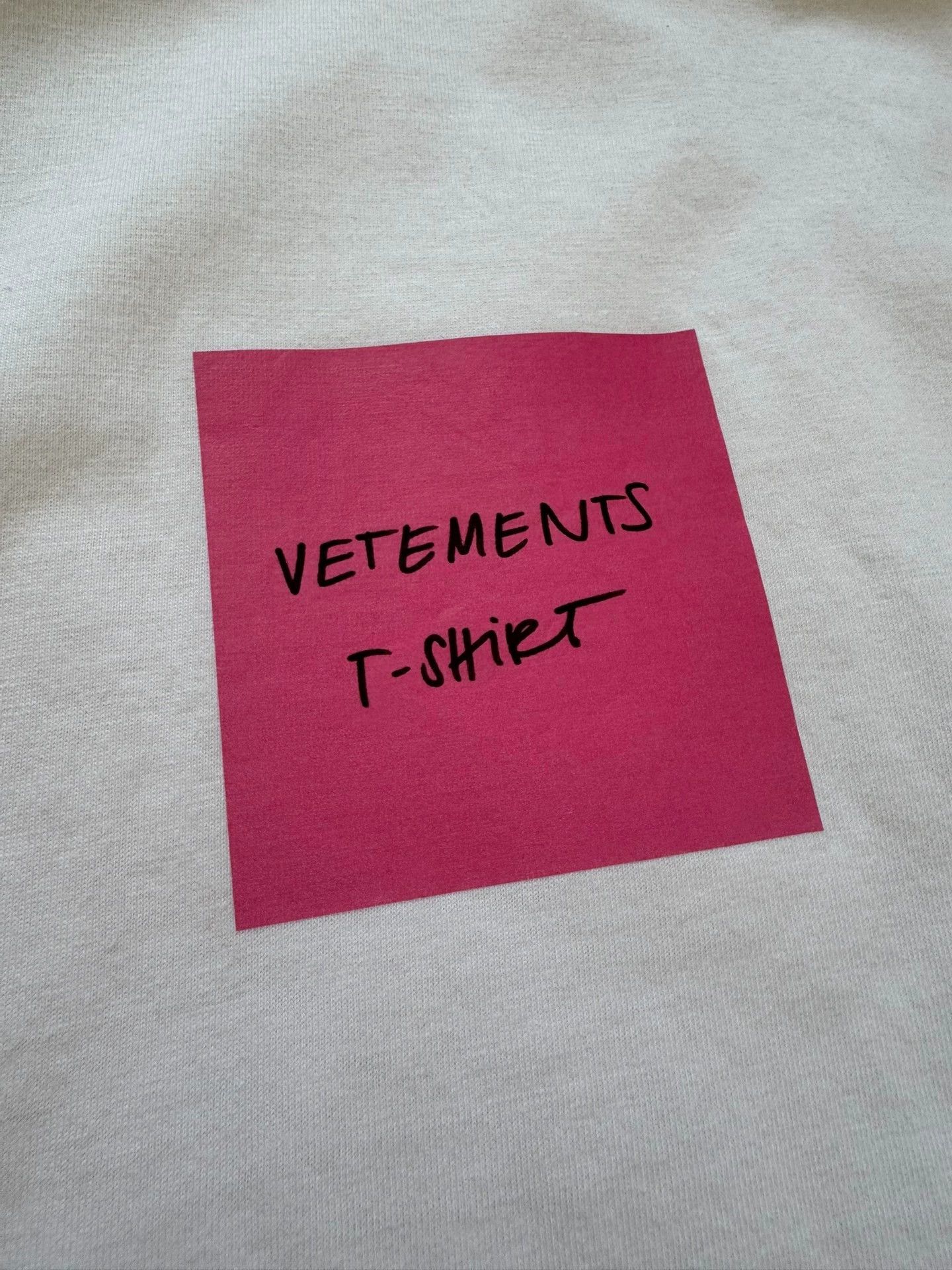 Vetements Vetements White Short Sleeve T-shirt - dmc Size US S / EU 44-46 / 1 - 2 Thumbnail