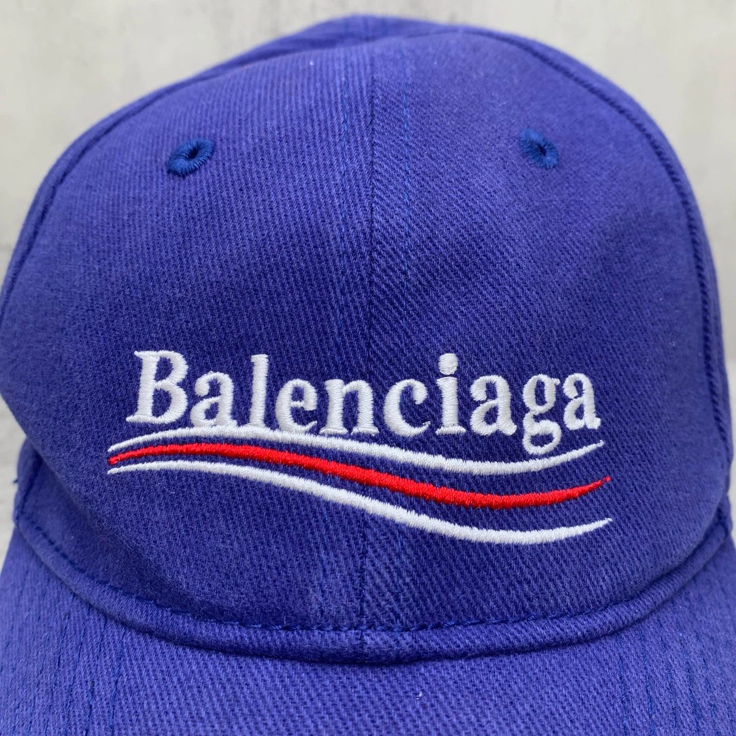 Balenciaga Balenciaga Blue Coke Baseball Cap - dmc Size ONE SIZE - 8 Thumbnail