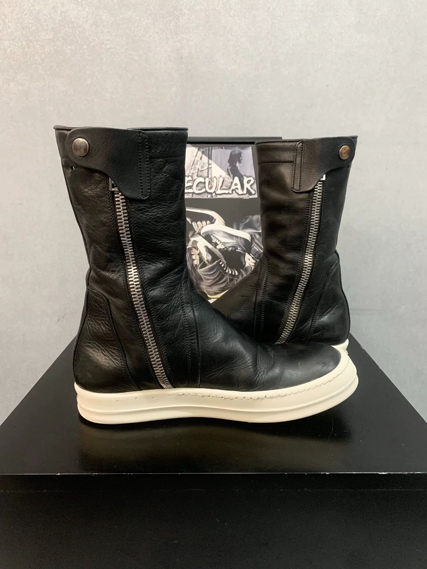 Rick Owens Rick Owens RO Leather Creeper Boots - dmc Size US 7 / EU 40 - 5 Thumbnail