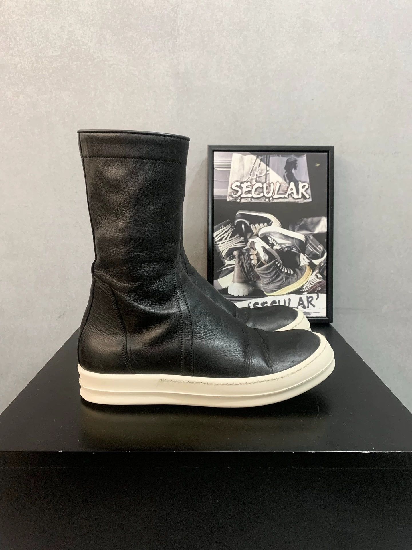 Rick Owens Rick Owens RO Leather Creeper Boots - dmc Size US 7 / EU 40 - 4 Thumbnail