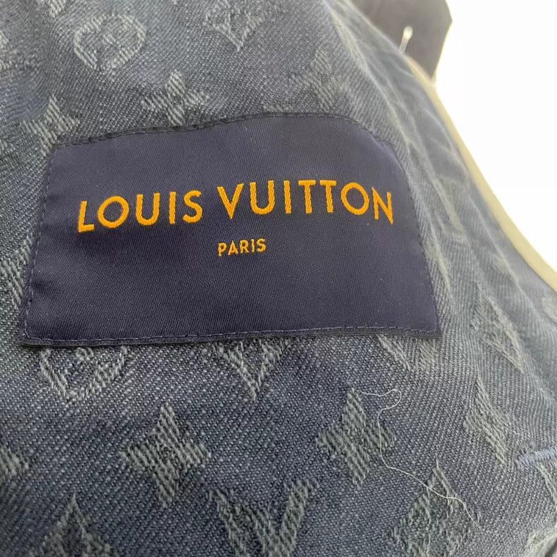 Louis Vuitton Louis Vuitton Blue Monogram Denim Jacket - dmc Size US M / EU 48-50 / 2 - 6 Thumbnail