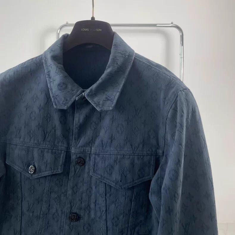 Louis Vuitton Louis Vuitton Blue Monogram Denim Jacket - dmc Size US M / EU 48-50 / 2 - 3 Thumbnail