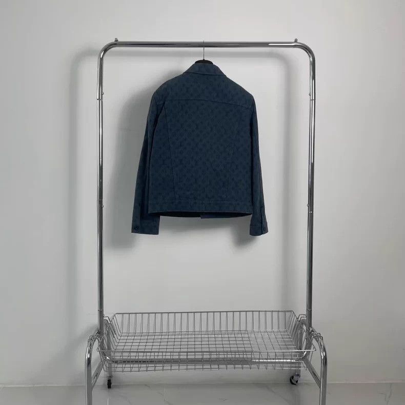 Louis Vuitton Louis Vuitton Blue Monogram Denim Jacket - dmc Size US M / EU 48-50 / 2 - 2 Thumbnail