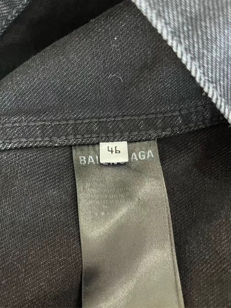 Balenciaga Balenciaga Back Logo Denim Jacket - dmc Size US M / EU 48-50 / 2 - 4 Thumbnail