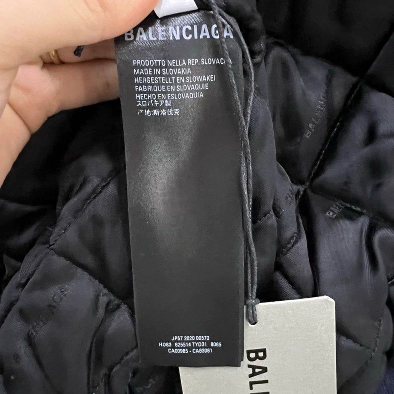 Balenciaga Balenciaga Chest Embroidered Logo Jacket - dmc Size US XL / EU 56 / 4 - 4 Thumbnail