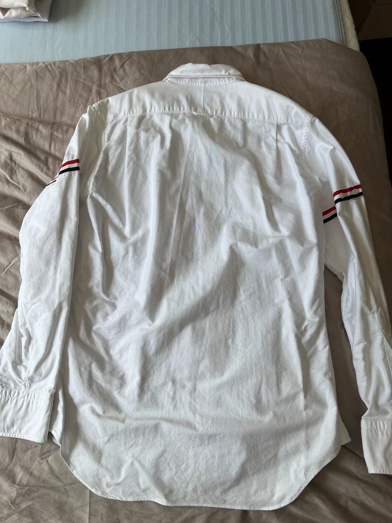 Thom Browne Thom Browne White Striped Shirt - dmc Size US S / EU 44-46 / 1 - 8 Thumbnail