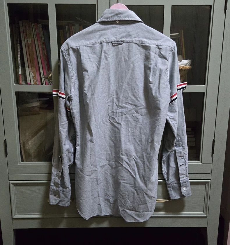 Thom Browne THOM BROWNE Blue Striped Button-Up Shirt - dmc Size US S / EU 44-46 / 1 - 2 Thumbnail
