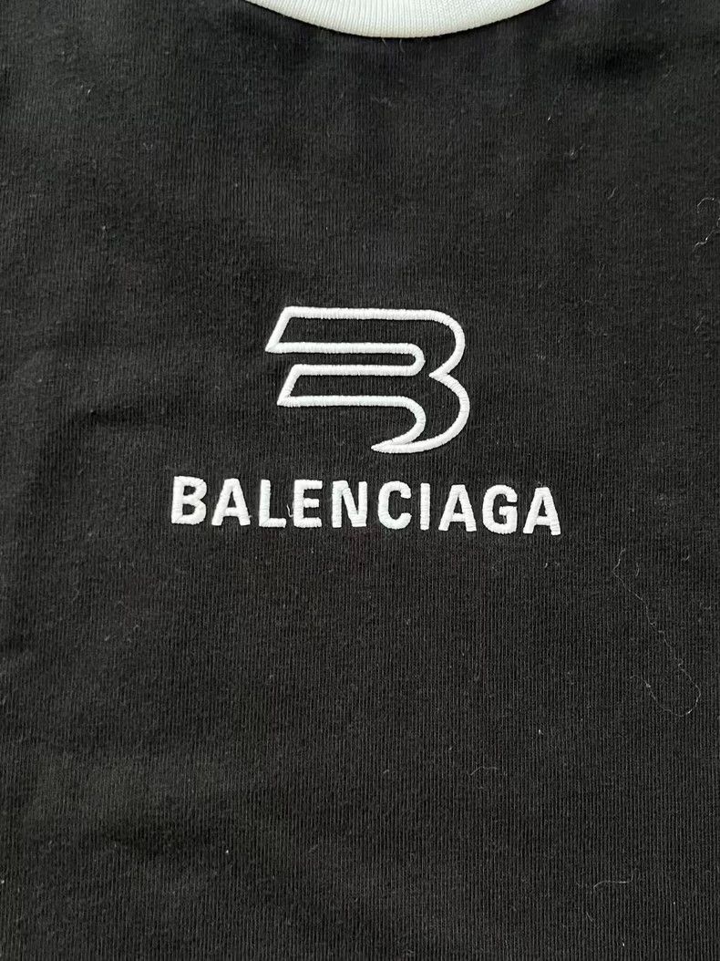 Balenciaga Balenciaga Contrast Logo Oversized Tee - dmc Size US M / EU 48-50 / 2 - 3 Thumbnail