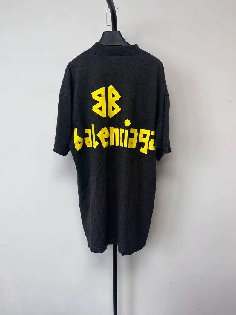 Balenciaga Balenciaga Logo Print Crewneck Short Sleeve T-shirt - dmc Size US S / EU 44-46 / 1 - 2 Thumbnail