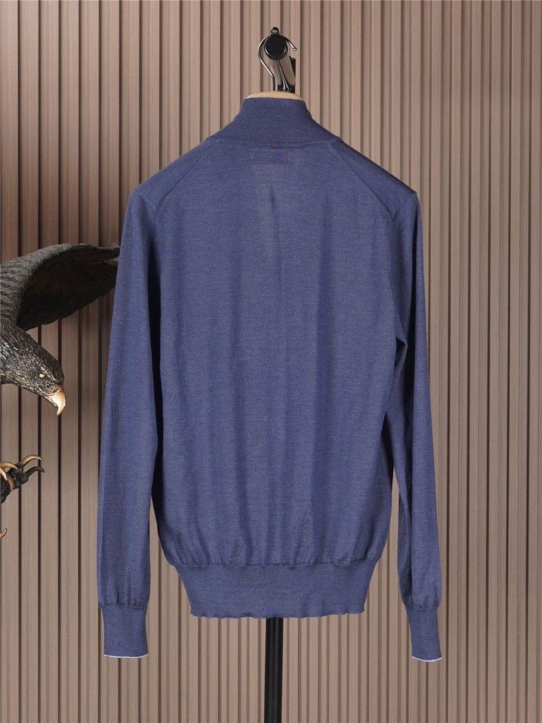 Brunello Cucinelli Brunello Cucinelli Cashmere Silk Zip Jacket - dmc Size US XXL / EU 58 / 5 - 3 Thumbnail