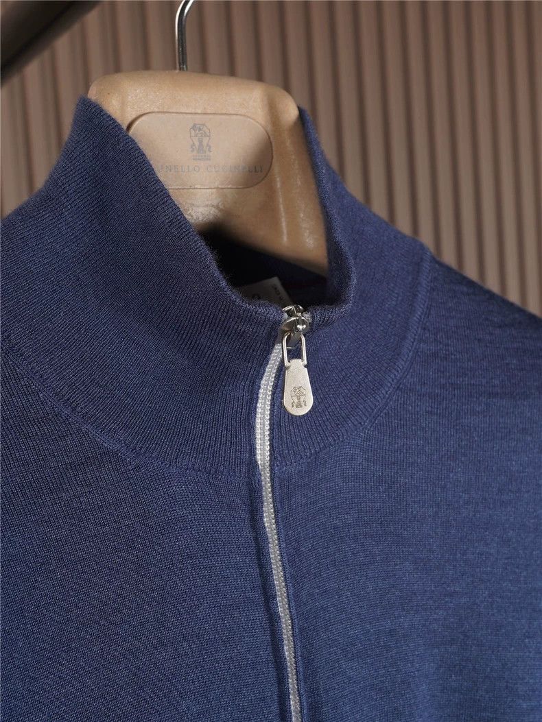 Brunello Cucinelli Brunello Cucinelli Cashmere Silk Zip Jacket - dmc Size US XXL / EU 58 / 5 - 5 Thumbnail